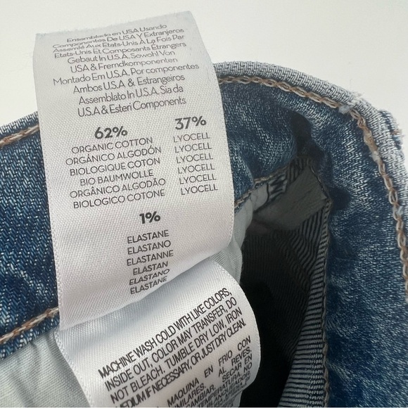 Mother Denim The Insider Ankle in Bloom and Doom Jeans Medium Wash Size 25 - Picture 13 of 16